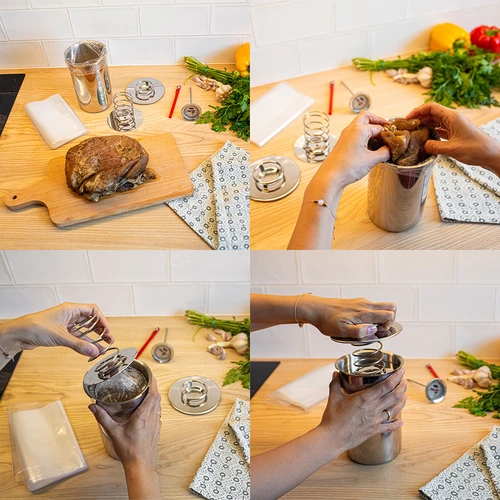 Conjunto Cozedor de Fiambre - Naco à Séria 1,5 kg - 16