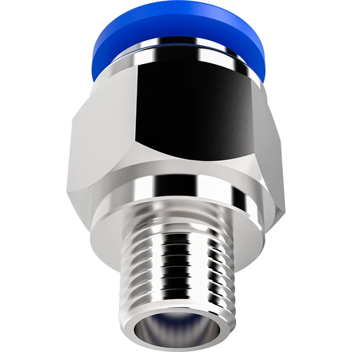 Conjunto de conector de encaixe + válvula de esfera + bico - 6