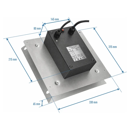 Conjunto de módulos com controlador Wi-Fi - dragON IQ 2,7 kW, para fumeiros de exterior - 5