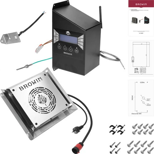 Conjunto de módulos com controlador Wi‑Fi - dragON IQ 2,7 kW, para fumeiros de jardim - 2