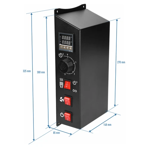 Conjunto de módulos com termostato digital — dragON 2,7 kW, para fumeiros de jardim - 10