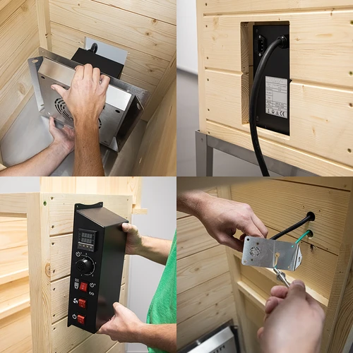 Conjunto de módulos elétricos com controlador digital - dragON 1,5 kW, para fumeiros de jardim - 5