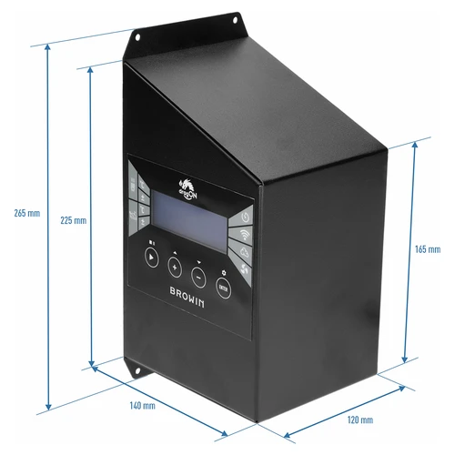 Conjunto de módulos elétricos com controlador Wi‑Fi – dragON IQ 1,5 kW, para fumeiros de jardim - 4