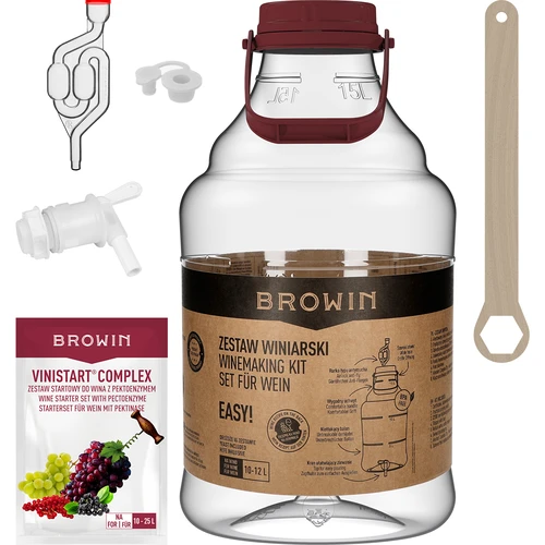Conjunto de Vinificação Easy – maneira fácil de fazer vinho caseiro  - 1 