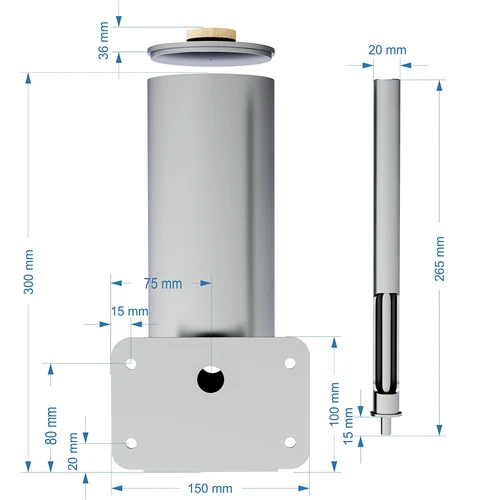 Conjunto defumador elétrico com gerador de fumaça - 28