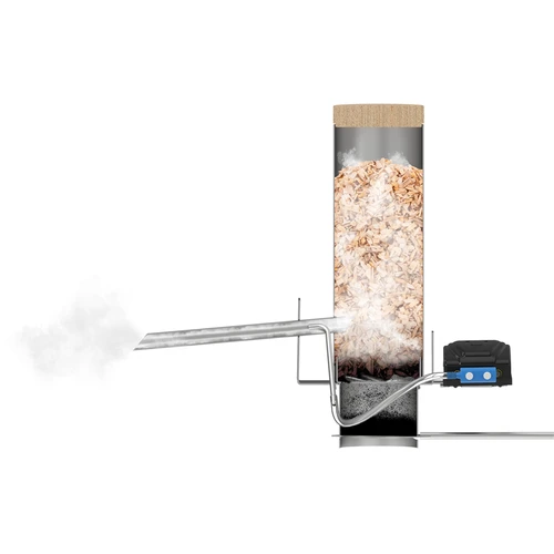 Conjunto dragON para câmara de fumagem - módulos IQ com Wi‑Fi e gerador de fumo JET 2 LONG com coletor de cinzas - 9