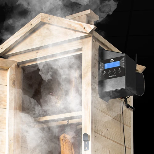 Conjunto dragON para câmara de fumagem - módulos IQ com Wi‑Fi e gerador de fumo JET 2 LONG com coletor de cinzas - 13