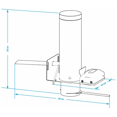 Conjunto dragON para defumador - módulos IQ com Wi-Fi e gerador de fumaça JET 2 LONG com cinzeiro - 11