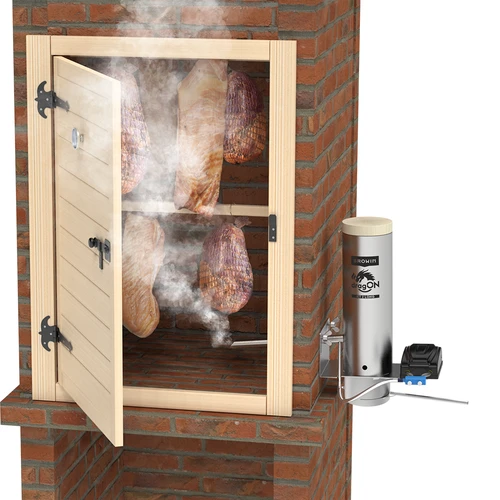 Conjunto dragON para defumadores - módulos elétricos com controlador digital e gerador de fumaça JET 2 LONG - 16
