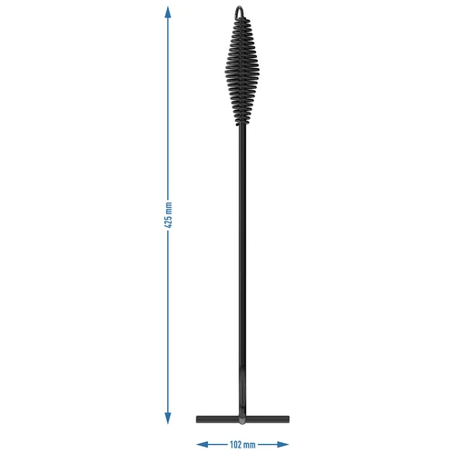 Conjunto fogueira diâmetro 58 cm e atiçador-suporte para caldeirão ou tampa de panela de ferro fundido - 9