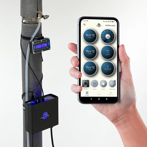 Conjunto hawkSTILL Wi-Fi IQ – termómetro de destilação com Wi-Fi e ecrã - 5