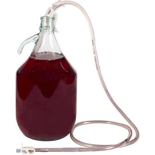 Conjunto para decantação de vinho com suporte e grampo - 4