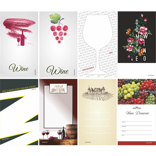 Conjunto: rolhas + rótulos + cápsulas - 20 un. - 3