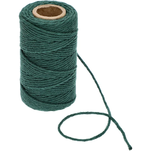 Cordão de algodão verde 2 mm/55 m/100 g - 3