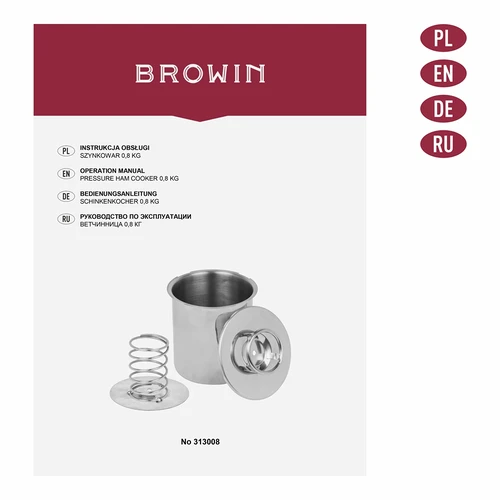 Cozedor de fiambre - Um miminho 0,8 kg - 10