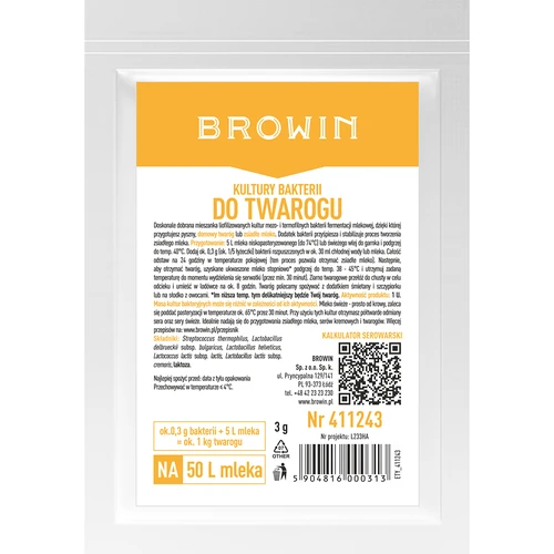 Culturas lácticas para queijo tipo quark (twaróg)