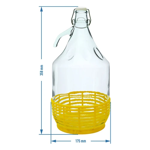Dama Gąsior 5 L - cesto de plástico, fecho de arame - 2