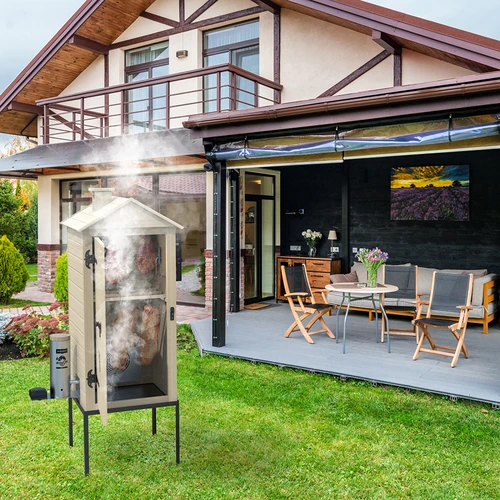 Defumador 200 L dragON Larch E21 - de larício, com módulo de aquecimento elétrico e controlador - 20