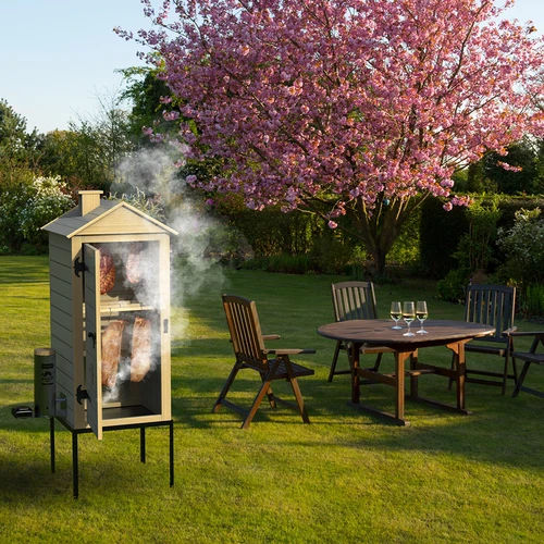 Defumador 200 L dragON Larch E21 - de larício, com módulo de aquecimento elétrico e controlador - 19