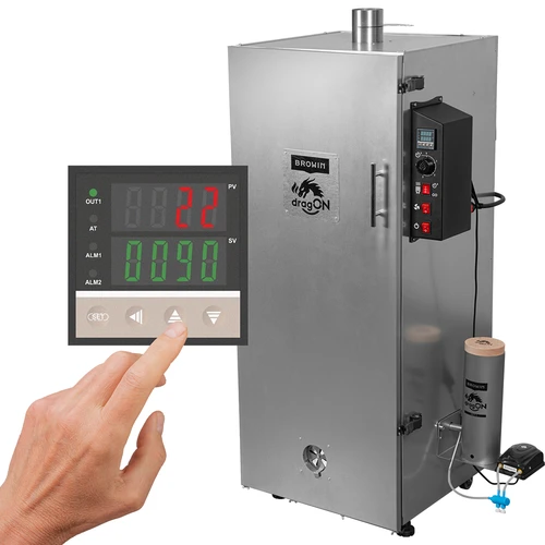 Defumador dragON em aço 220 L – com controlador digital