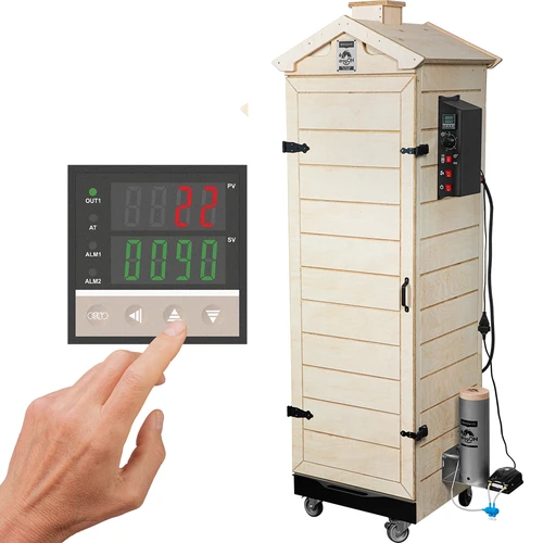 Defumador dragON PLYWOOD NATURE – sem armação, modular, com controlador digital, 320 L