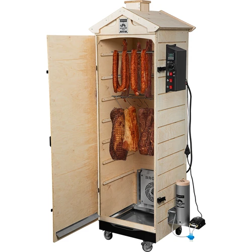 Defumador dragON PLYWOOD NATURE – sem armação, modular, com controlador digital, 320 L - 4