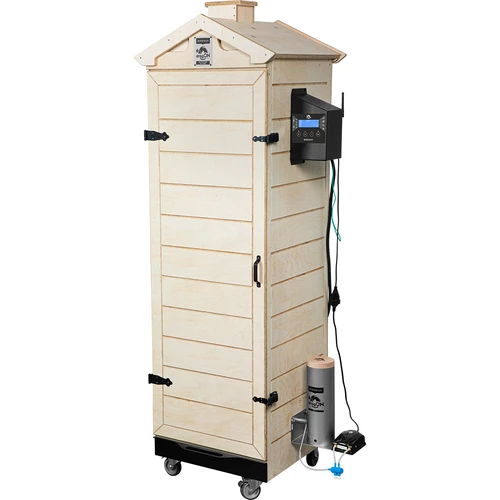 Defumador dragON PLYWOOD NATURE – sem estrutura, modular, com controlador Wi-Fi, 320L - 2