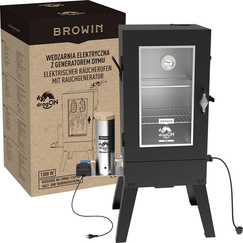 Defumador elétrico dragON E101 com gerador de fumaça, 70 L - 11