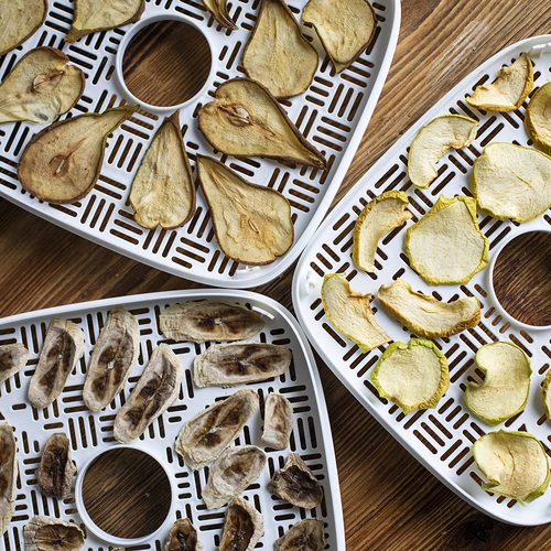 Desidratador para cogumelos, frutas, legumes e ervas com regulação de temperatura, 240 W, branco - 18