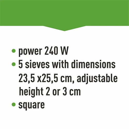 Desidratador para cogumelos, frutas, legumes e ervas com regulação de temperatura, 240 W, branco - 15