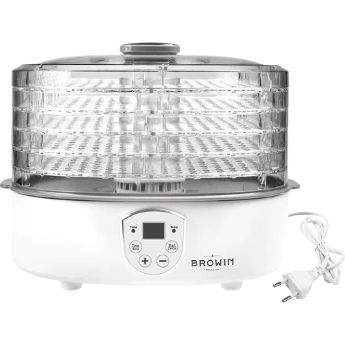 Desidratador para cogumelos, frutas, legumes e ervas com regulação de temperatura, 240 W, transparente - 3