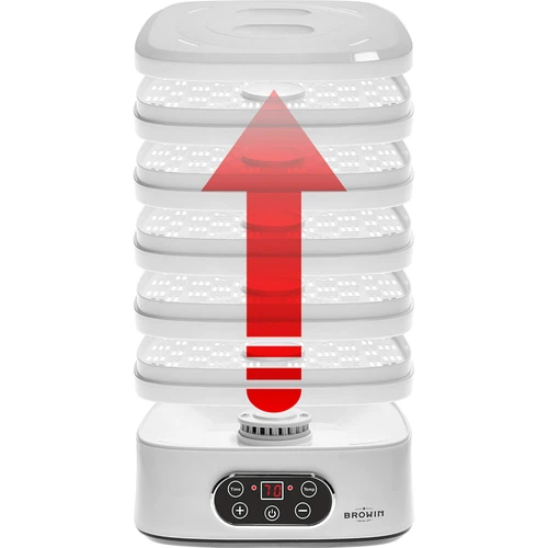 Desidratador para cogumelos, frutas, vegetais e ervas com regulação de temperatura, 240W, branco - 10