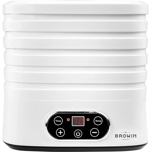 Desidratador para cogumelos, frutas, vegetais e ervas com regulação de temperatura, 240W, branco - 2