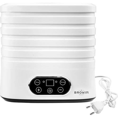 Desidratador para cogumelos, frutas, vegetais e ervas com regulação de temperatura, 240W, branco - 4
