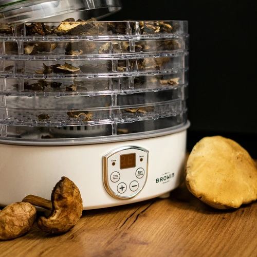 Desidratador para cogumelos, frutas, vegetais e ervas com regulação de temperatura, 240W, transparente - 14
