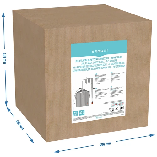 Destilador hawkSTILL 1.0 CONVEX 30 L - 2 Thumpers - 10