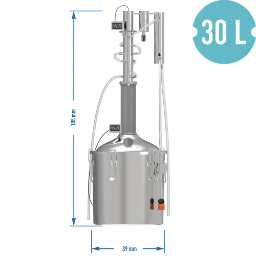 Destilador hawkSTILL 1.0 Convex 30 L — Torpedo, «Dedos Frios» - 13