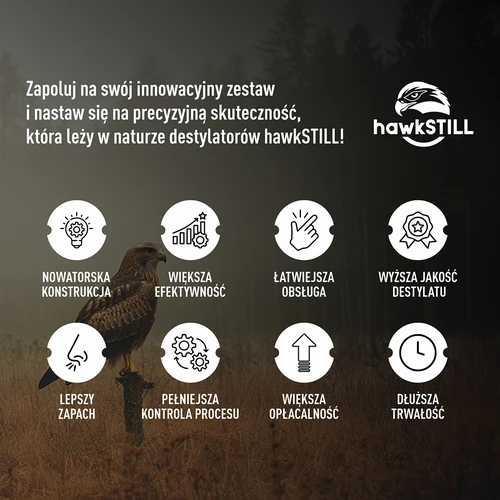 Destilador hawkSTILL Aabratek 30 L, 48 mm 1.0 LITE - 19