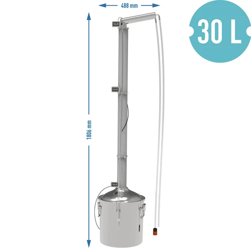 Destilador hawkSTILL Aabratek 30 L, 48 mm 1.0 LITE - 17