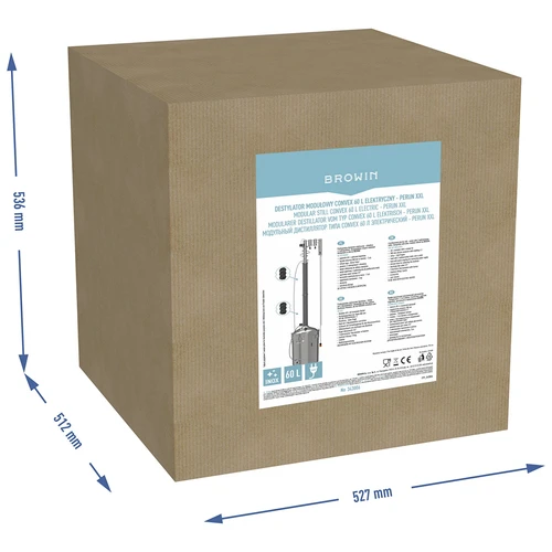 Destilador modular Convex elétrico 60 L - Perun XXL - 17