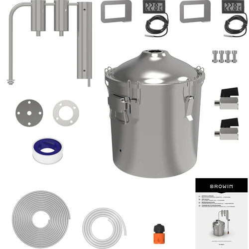 Destylator hawkSTILL 1.0 CONVEX 30L- 2 Odstojniki - 3