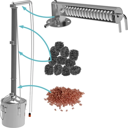 Destylator hawkSTILL Aabratek 30L, 48mm 1.0 LITE - 3