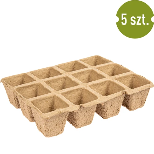 Doniczki papierowe 4,5 x 5 x 4,5, zestaw 5 szt. - 3