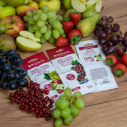 Drożdże Bayanus + pożywka - Uniwersalne - 21%, 17 g - 7