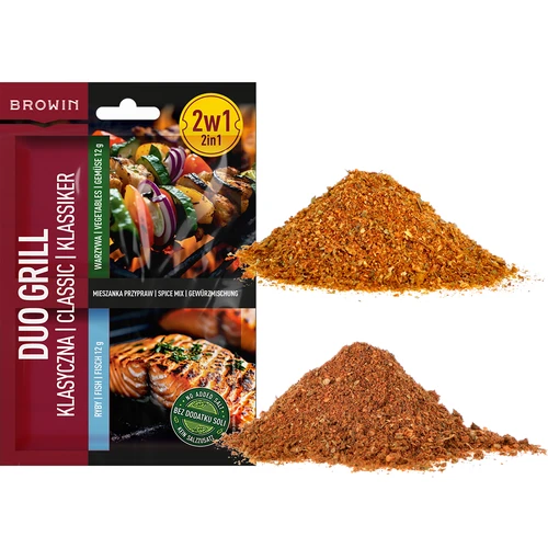 Duo Grill Clássico para peixes e vegetais - mistura de temperos 2 em 1, 2 x 12 g - 3