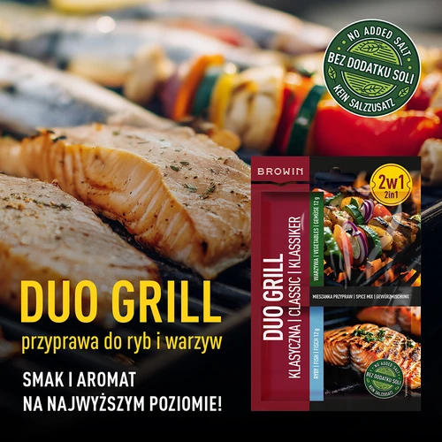 Duo Grill Klasyczna do ryb i warzyw - mieszanka przypraw 2 w 1, 2 x 12 g - 5
