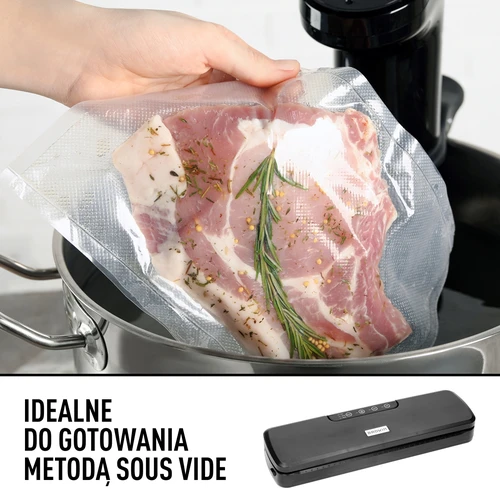 Embaladora a vácuo - multifunções, preta - 11