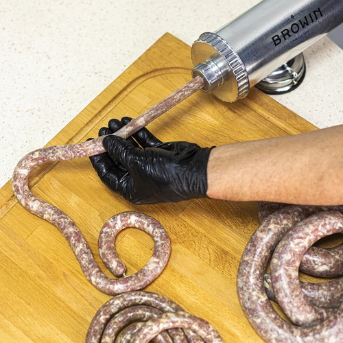 Enchedora horizontal para enchidos 1,5 kg, com pistão de silicone - 13