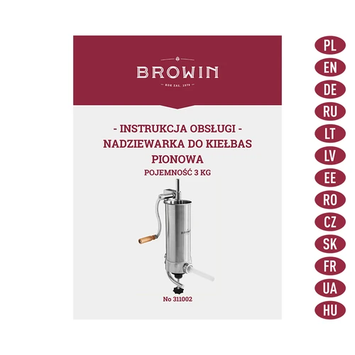 Enchedora vertical 3 kg - 8
