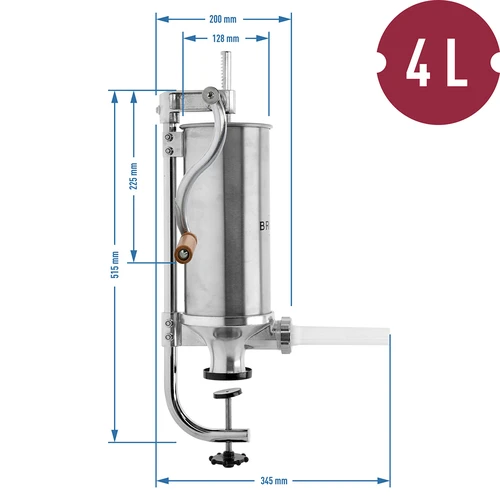 Enchidoira vertical 4 kg - 10